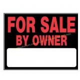 12Ct Hillman English Black For Sale Sign 15x22 in