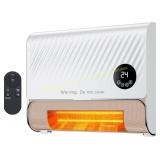 Sweetcrispy 1500W Wall Heater with Remote