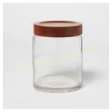 Threshold Canister Acacia/Glass Medium