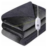 Electric Heated Blanket, Full Size, 5 Settings