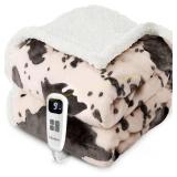 Heated Blanket Throw   Fast Settings (50x60)