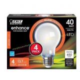 2Ct Feit A19 E26 Filament LED Bulb 40W 4pk