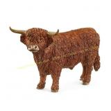 Schleich Farm World Highland Bull Toy Brown