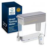 Brita XL Water Filter Dispenser, 27-Cup, Grey
