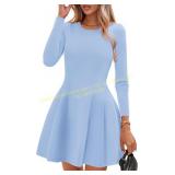 PRETTYGARDEN Long Sleeve Mini Dress - Women