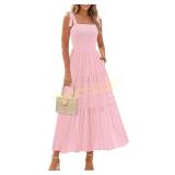 MEROKEETY Women s 2026 Boho Maxi Dress