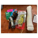 Saftey Glasses, Rope, Hose Nozzle