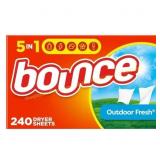 Bounce Outdoor Fresh Dryer Sheets (240-Count)