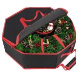 Christmas Wreath Storage Box, 30" Hard Shell