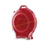 3Ct Sterilite Clear/Red Wreath Box 7.5"H x 28.38"W