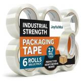 Clear Packing Tape 6 Rolls 65 Yds 2.7mil