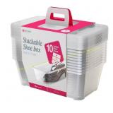 2Ct 5.7-Liter Shoe & Closet Boxes (10 Pack)