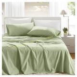 Comfort Spaces Cal King Sheets, Sage Green