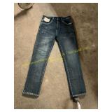 Fleece Lined Jeans Sz M
