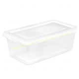 5 ct. Sterilite 6 qt Clear Storage Box Stackable