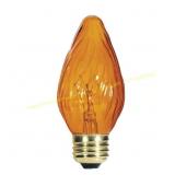 5Ct Westinghouse 25W F15 Amber Bulb E26 2 pk