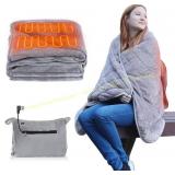 USB Heated Blanket, 5V/2A, 3 Levels