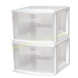 Homz 2-Pack Storage Cart, 1 Drawer