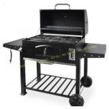 Grill Boss 32  Charcoal Grill with Shelves