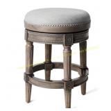 Pullman Counter Stool, Oak & Grey 26"