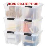 IRIS USA 18 L Plastic Storage Box with Lid