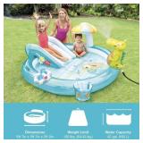 Intex Gator Inflatable Kiddie Pool with Slide
