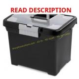 Sterilite Medium Letter File Box Black