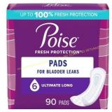Poise Original Design Postpartum Pads 90ct