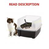 IRIS Cat Litter Box with Shield, Missing Scoop