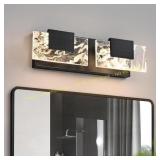 LED Vanity Light - 2-Light, Matte Black, 3000K