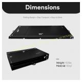 BalanceFrom 120x48 Exercise Mat, Black