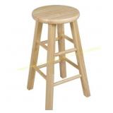 PJ Wood Round-Seat Counter Stools, 24" Tall