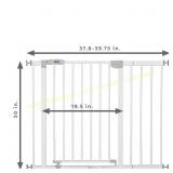 hauck Open N Stop Gate with 8" Extension
