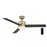 Madison 52" Indoor Brushed Gold Fan with LED