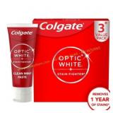 2ct Colgate Optic White Stain Fighter Paste, 3 Pac