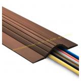 5 ft Cable Floor Cord Cover Brown