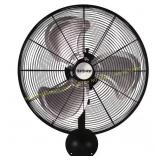 Pro High Velocity 20" Black Fan, Oscillating