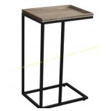 COZAYH Farmhouse End Table with Tray Top