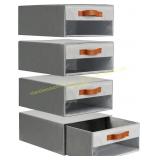 Closet Organizers 4 Pack Clear Drawers