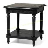Maven Lane Pullman Wooden Side Table, Black