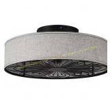 Tatahance 20" Black Low Profile Ceiling Fan