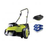 14" 48V Cordless Scarifier/Dethatcher Kit+2x4.0Ah