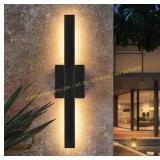 Edith Black Modern Linear LED Wall Light