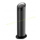 1500W 22" Black Ceramic Heater with Remote