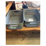 2ct Medium Storage Baskets & 8qt Sterlite Totes