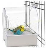 Coloch Hanging Bird Bath for Cage, 3-in-1 Bath
