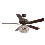 AuraSpark 52-in Indoor Farmhouse Fan