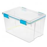 Sterilite 54 Qt Gasket Box with Latches 3ct