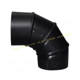 4 ct. Imperial 4 in. Galvanized Stove Pipe Elbow 9