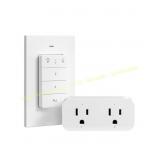 DEWENWILS Remote Control Outlet, 2 Sockets